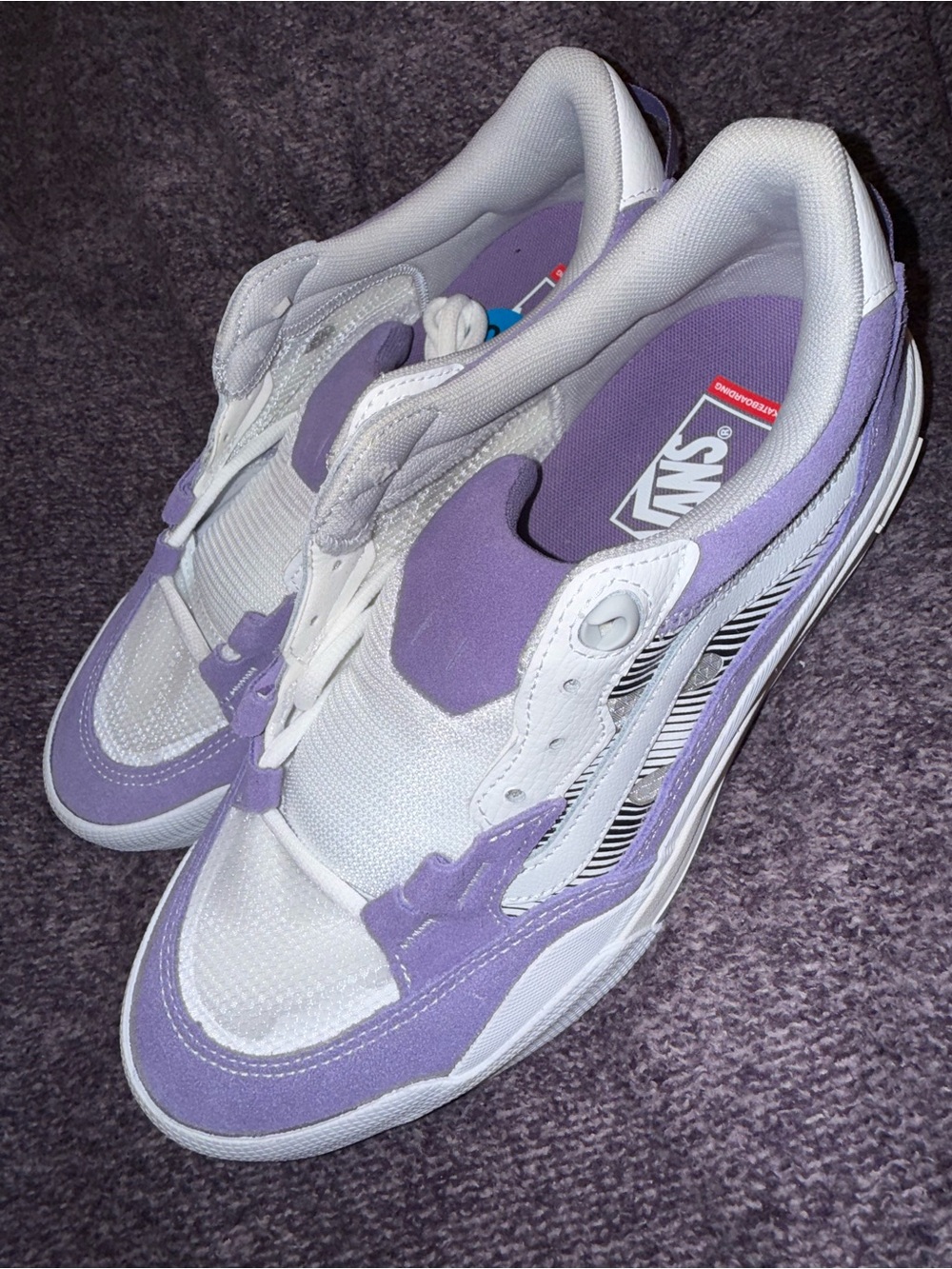 Vans Skateboarding Lavender Pop-Cush Skate Shoes